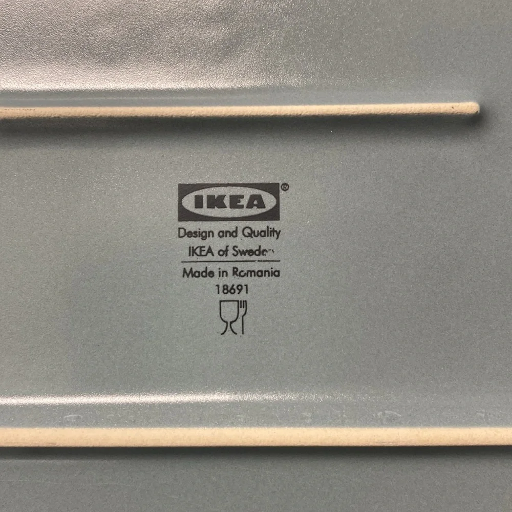 IKEA Dinera Slate Dinner Plates (set of 2)  Pattern 18691